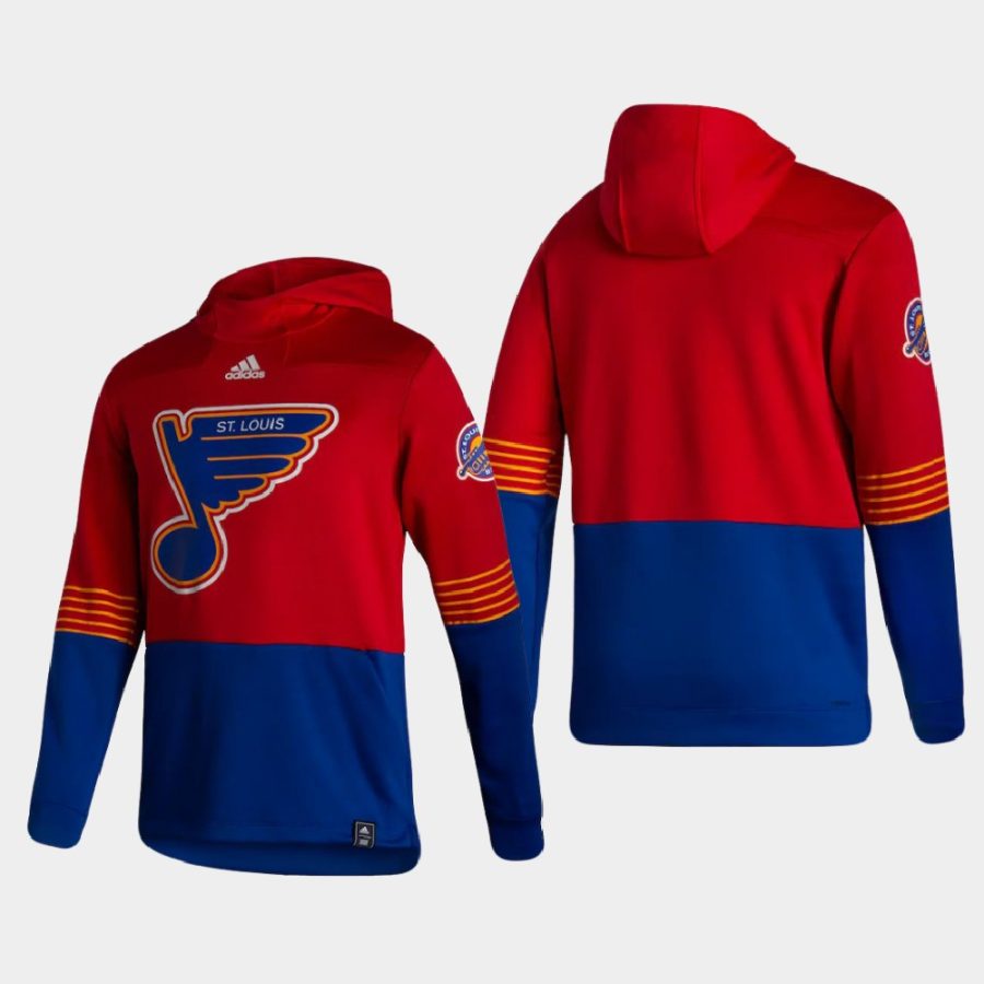 blues red 2021 reverse retro authentic pullover special edition hoodie