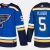 blues retired bob plager home blue jersey