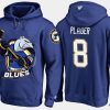 blues retiredbarclay plager cartoon team color blue hoodie