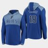 blues robert thomas blue iconic marbled clutch pullover hoodie