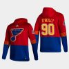 blues ryan oreilly red 2021 reverse retro authentic pullover hoodie