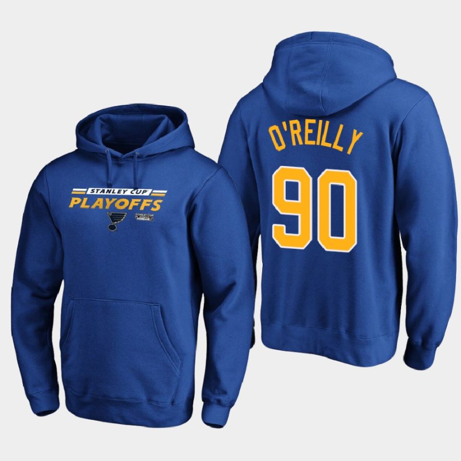 blues ryan oreilly royal 2020 stanley cup playoffs top cheddar pullover hoodie