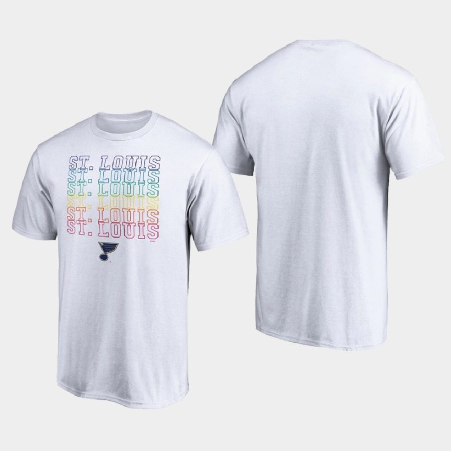 blues white city pride t shirt