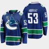 bo horvat canucks blue 50th anniversary home jersey