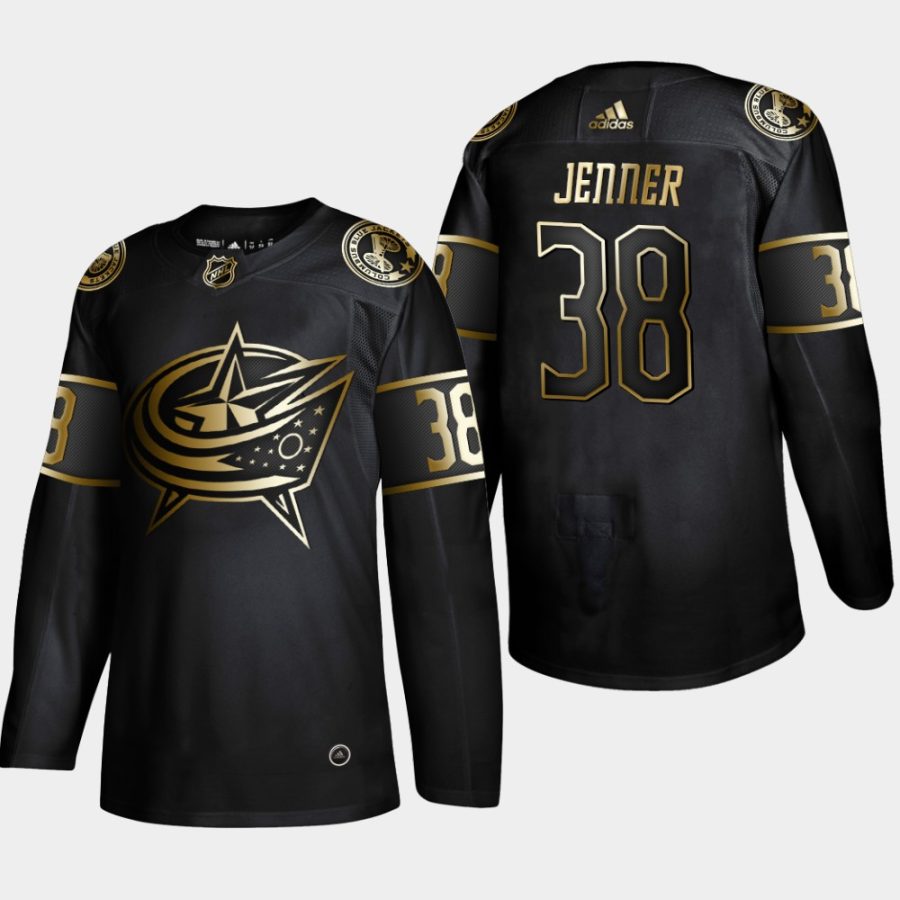 boone jenner blue jackets black 2019 nhl golden edition authentic jersey