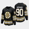 boston bruins anthony richard 100th anniversary 2023 24 premier jersey black