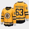 boston bruins brad marchand reverse retro 2020 21 breakaway player jersey gold