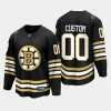 boston bruins custom 100th anniversary 2023 24 premier jersey black