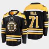 boston bruins taylor hall home 2021 jersey black