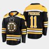 boston bruins trent frederic home 2020 21 breakaway player jersey black