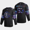 brad marchand bruins black iridescent holographic authentic jersey