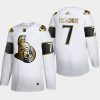 brady tkachuk senators white nhl golden edition authentic jersey