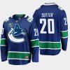 brandon sutter canucks blue 50th anniversary home jersey