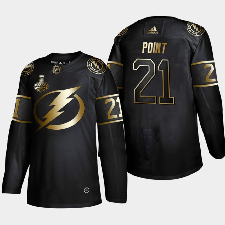 brayden point lightning black 2020 stanley cup final gold limited jersey