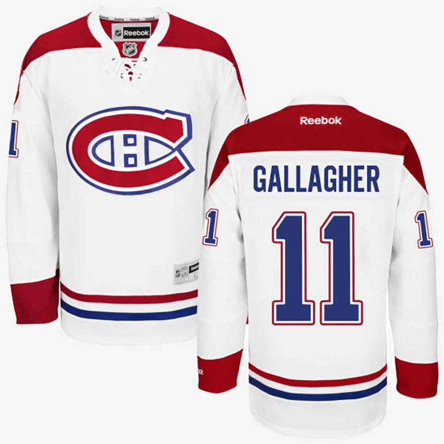 brendan gallagher premier away white jersey