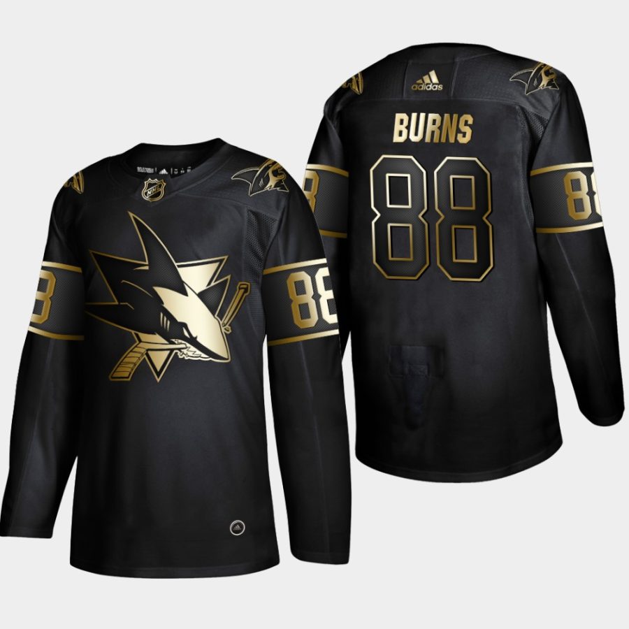 brent burns sharks black 2019 nhl golden edition authentic jersey