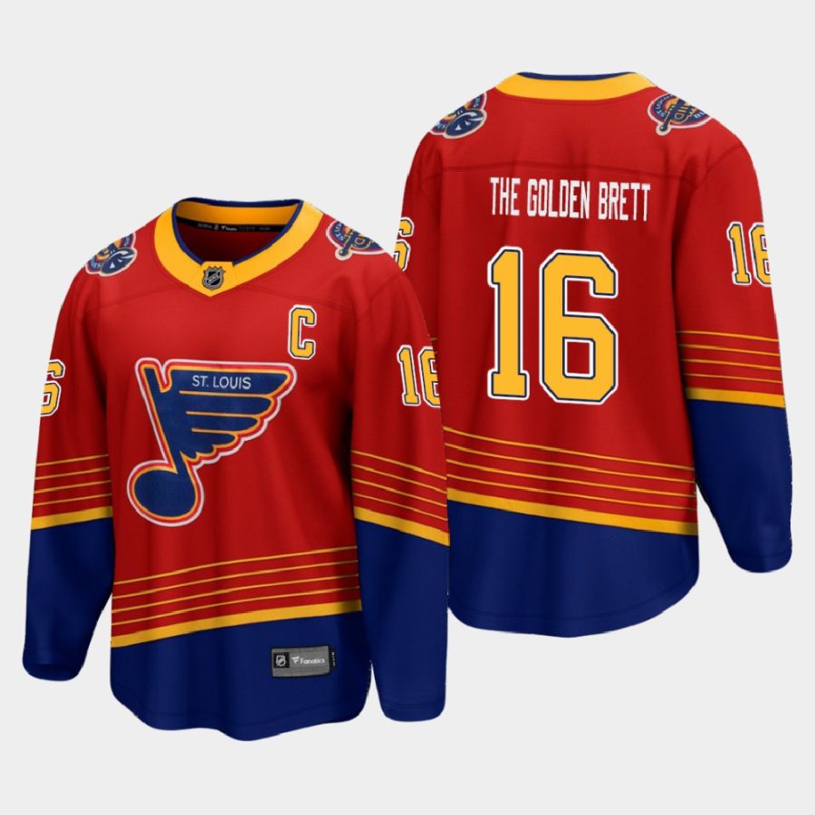 brett hull blues red retired player nikename special edition jersey