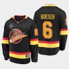 brock boeser canucks black 2020 stanley cup playoffs flying skate jersey