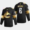 brock boeser canucks black golden edition limited authentic jersey