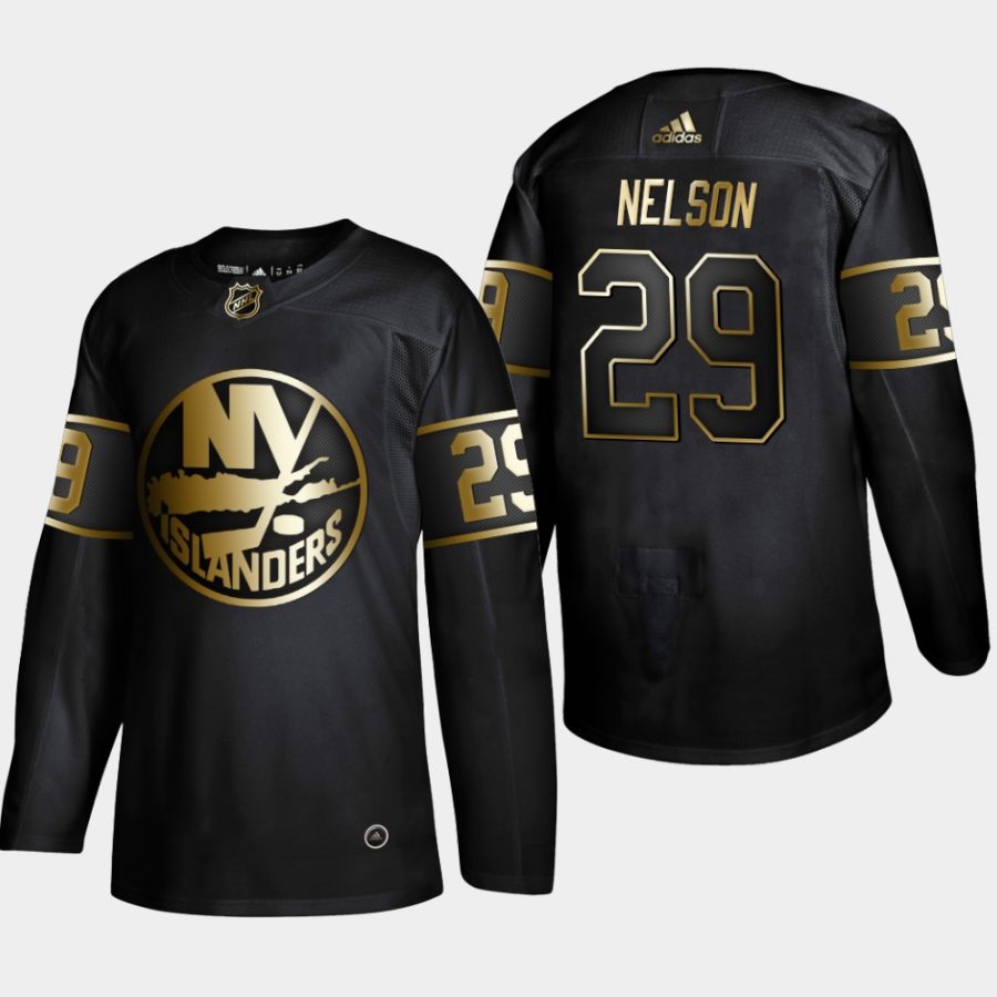 brock nelson islanders black 2019 nhl golden edition authentic jersey