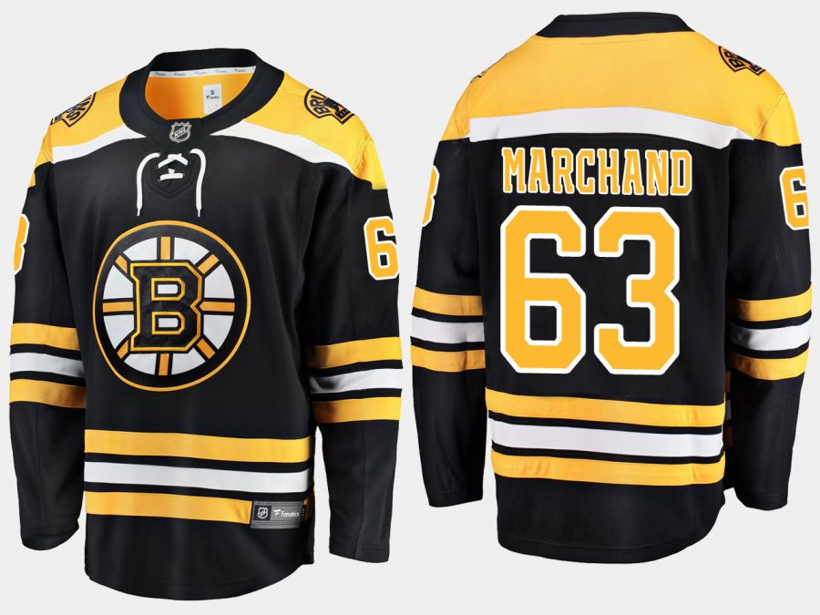 bruins brad marchand home breakaway player jersey