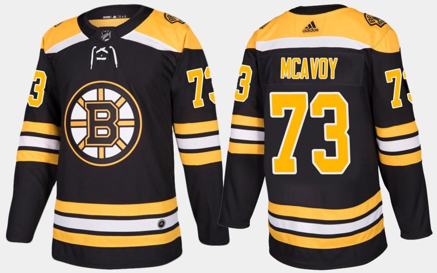 bruins charlie mcavoy home black jersey