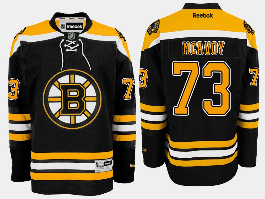 bruins charlie mcavoy home premier player jersey