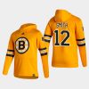 bruins craig smith gold 2021 reverse retro authentic pullover hoodie