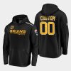 bruins custom black 2021 lake tahoe outdoor games locker room hoodie