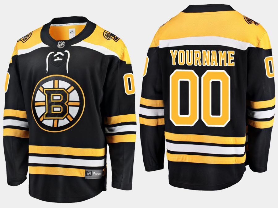 bruins custom home breakaway player jersey