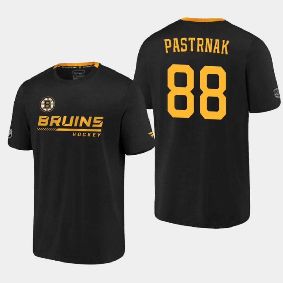 bruins david pastrnak black 2020 21 locker room performance authentic pro t shirt