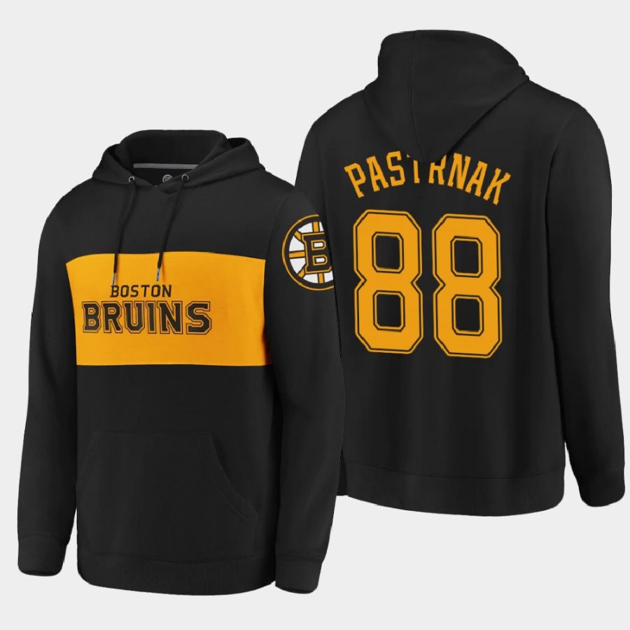 bruins david pastrnak black classics faux cashmere hoodie