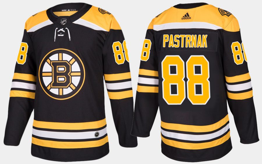 bruins david pastrnak home black jersey