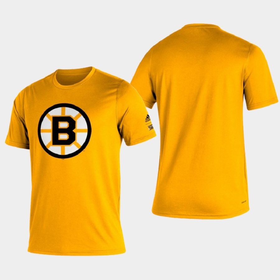 bruins gold 2021 reverse retro creator t shirt