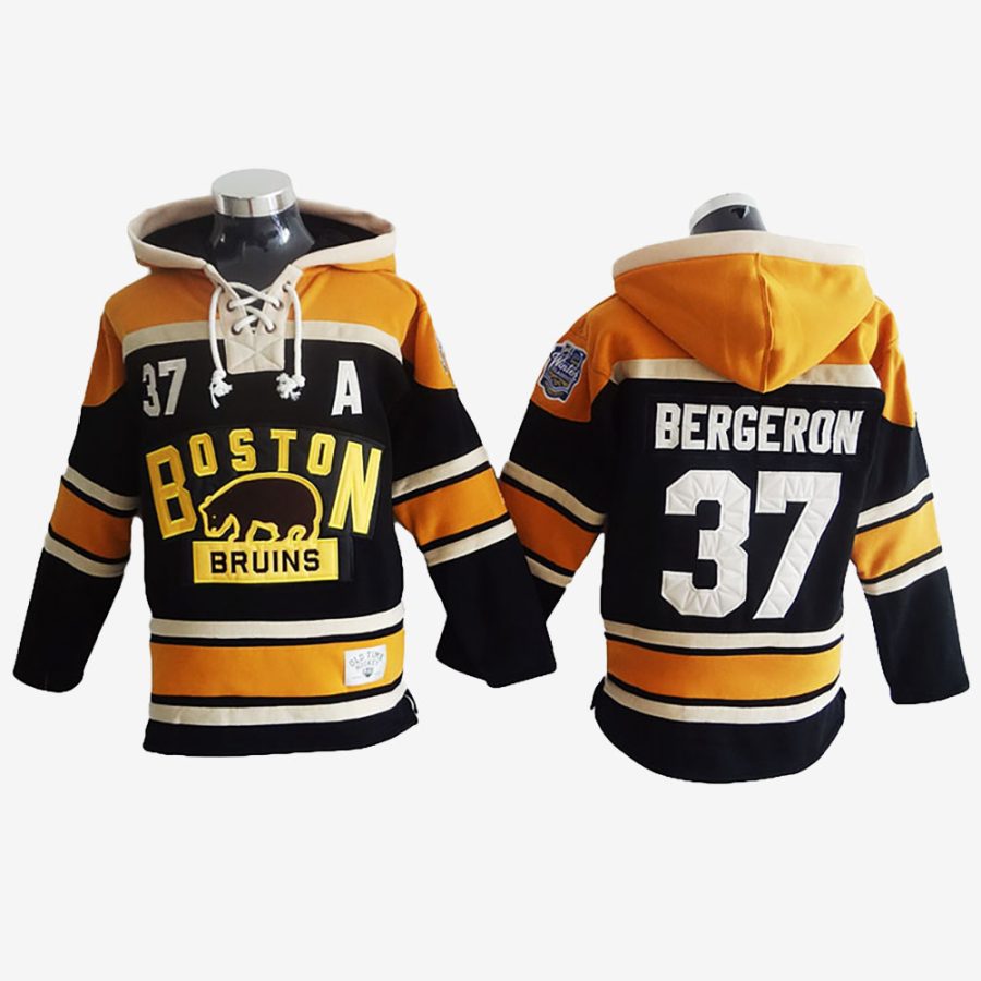 bruins patrice bergeron 2016 winter classic black captain premier hoodie