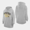 bruins women gray filigree logo pullover g iii 4her by carl banks hoodie