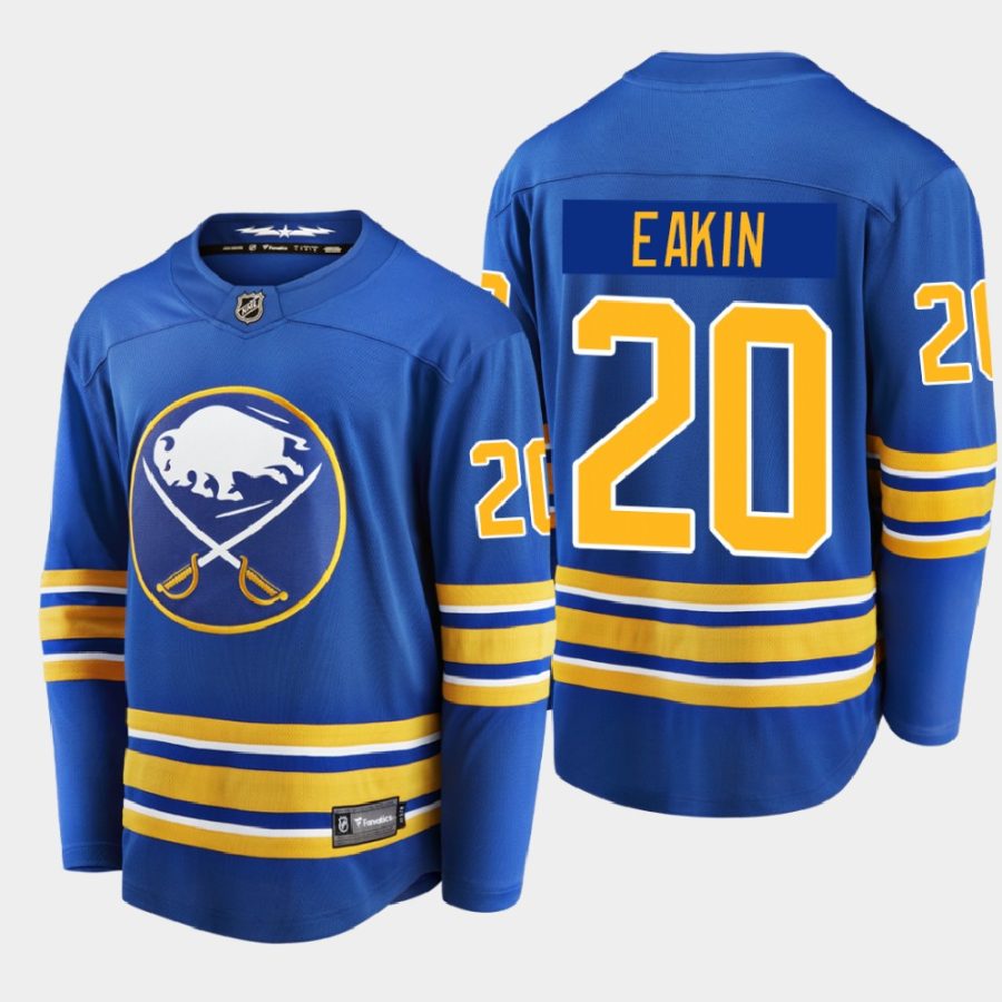 buffalo sabres cody eakin home 2020 21 breakaway player jersey royal