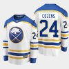 buffalo sabres dylan cozens away 2020 21 breakaway player jersey white