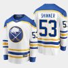 buffalo sabres jeff skinner away breakaway player 2020 21 jersey white