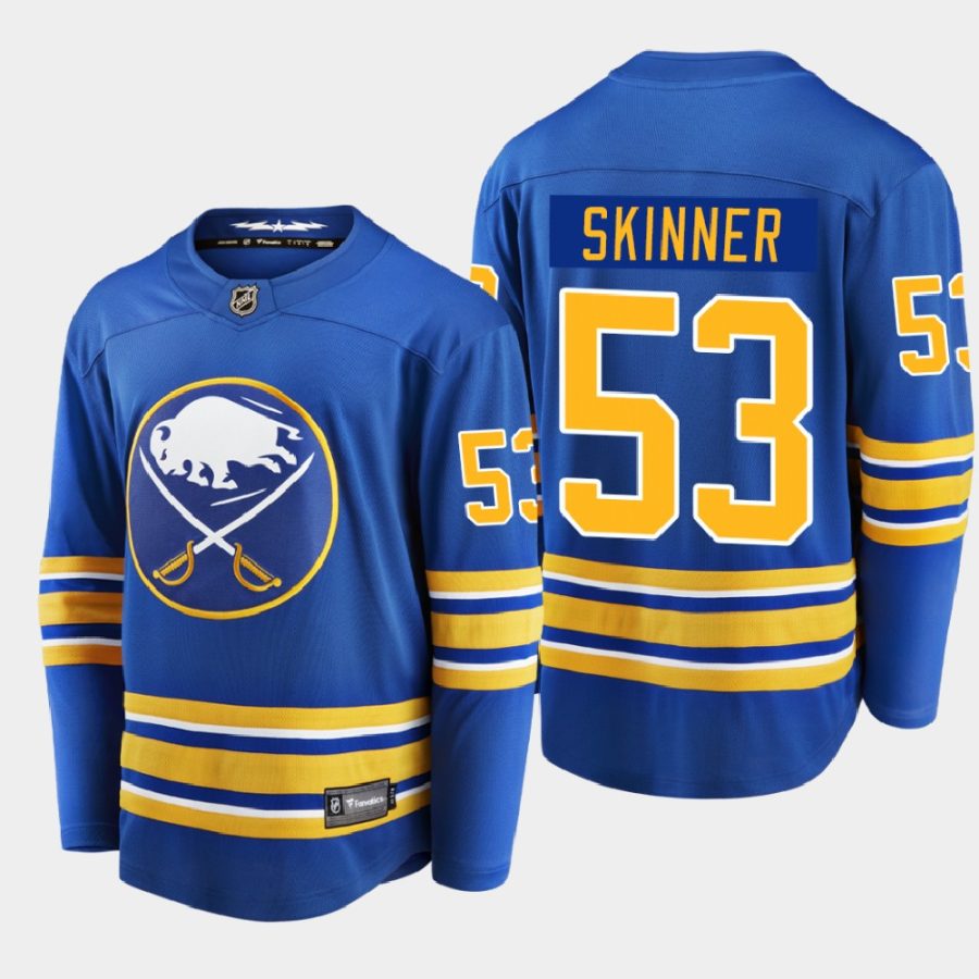 buffalo sabres jeff skinner home breakaway player 2020 21 jersey royal