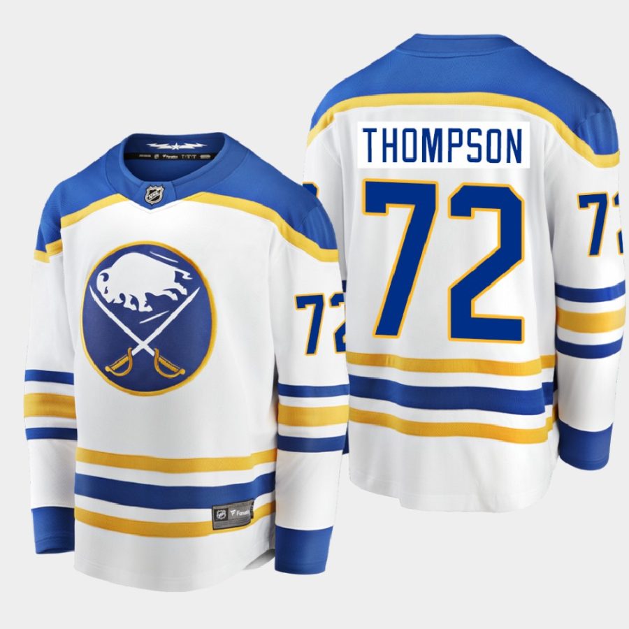 buffalo sabres tage thompson away breakaway player 2020 21 jersey white