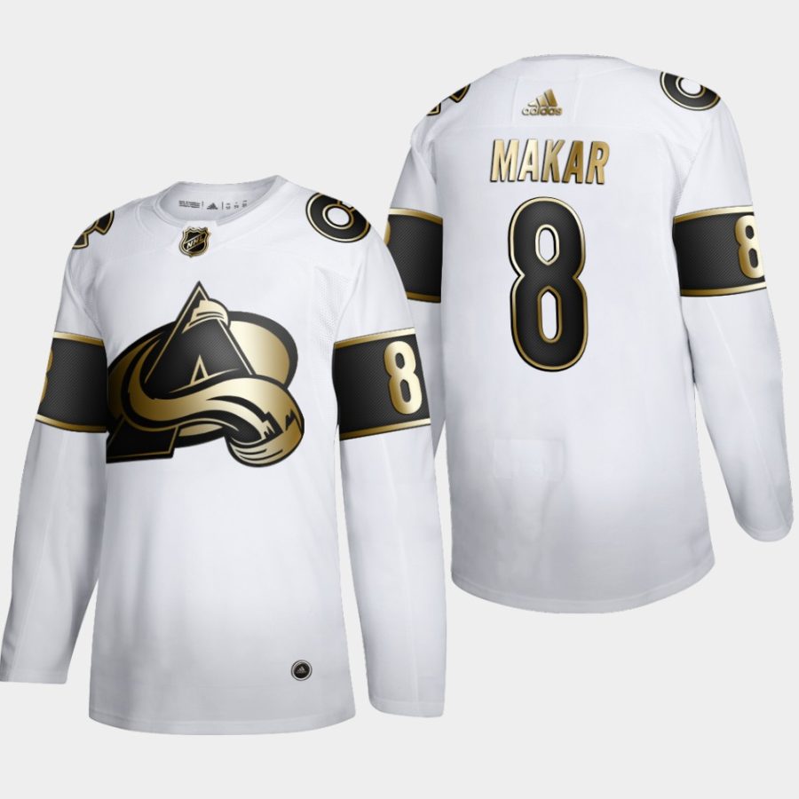 cale makar avalanche white nhl golden edition authentic jersey