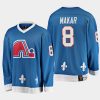 cale makar quebec nordiques blue vintage jersey