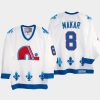 cale makar quebec nordiques white vintage replica jersey