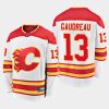 calgary flames johnny gaudreau away 2020 21 premier jersey white