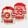 calgary flames matthew coronato 2023 nhl heritage classic premier breakaway player jersey cream