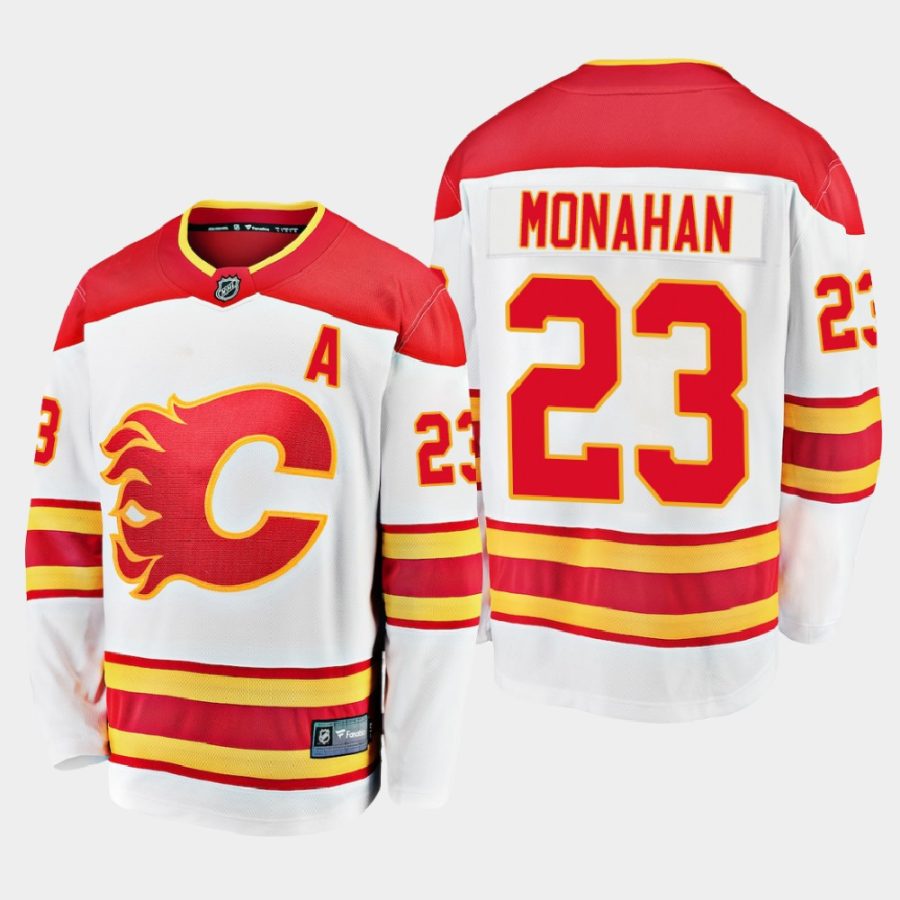 calgary flames sean monahan away 2020 21 premier jersey white