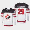 canada benjamin gaudreau 2021 iihf u18 world championship jersey white