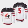 canada brandt clarke 2021 iihf u18 world championship jersey white