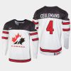 canada corson ceulemans 2021 iihf u18 world championship jersey white